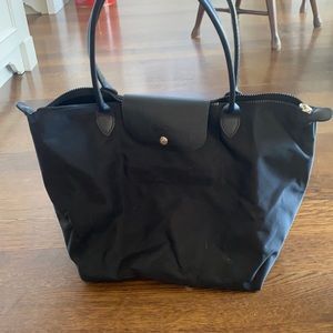 Barely used Longchmap Tote - Matte Black